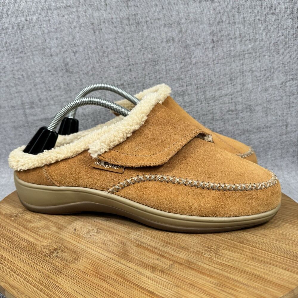 Orthofeet Charlotte Mule Clogs Women's Size 9.5 W Orthotic  Shoes